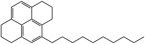 4-Decyl-1,2,3,6,7,8-hexahydropyrene 结构式