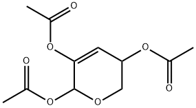 5,6-Dihydro-2H-pyran-2,3,5-triol triacetate 结构式