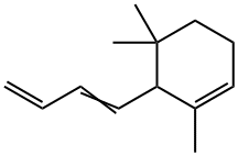 1,5,5-Trimethyl-6-(1,3-butadiene-1-yl)-1-cyclohexene 结构式
