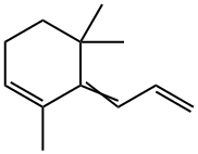 1,5,5-Trimethyl-6-(2-propenylidene)-1-cyclohexene 结构式