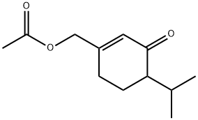 7-Acetoxy-p-mentha-1-ene-3-one 结构式