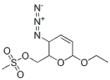 3-Azido-6-ethoxy-3,6-dihydro-2H-pyran-2-methanol methanesulfonate 结构式