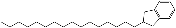2-Hexadecyl-2,3-dihydro-1H-indene 结构式