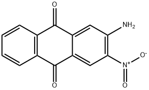 2-Amino-3-nitro-9,10-anthracenedione 结构式