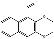 2,3-二甲氧基-1-萘醛 结构式