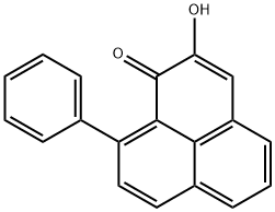 2-羟基-9-苯基-1H-萘嵌苯-1-酮 结构式