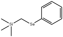 三甲基(苯基硒代甲基)硅烷 结构式