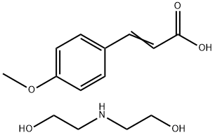 甲氧基肉桂酸DEA盐 结构式