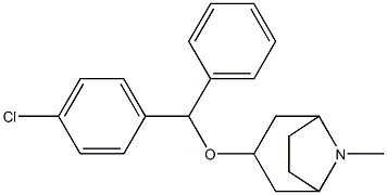 氯苯托品 结构式