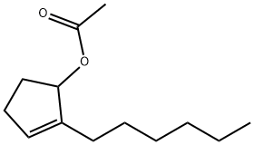 2-hexylcyclopent-2-enyl acetate 结构式