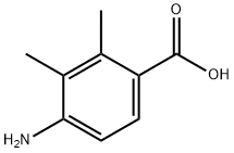 4-氨基-2,3-二甲基苯甲 酸 结构式