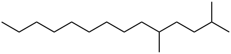 2,5-Dimethyltetradecane 结构式