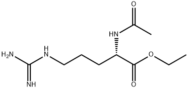 ethyl N2-acetyl-L-argininate  结构式