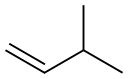 3-甲基-1-丁烯 结构式
