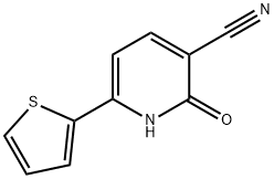 2-氧代-6-(噻吩-2-基)-1,2-二氢吡啶-3-腈 结构式