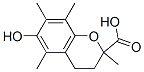 6-HYDROXY-2,5,7,8-TETRAMETHYLCHROMAN-2-CARBOXYLIC ACID 结构式