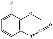 3-Chloro-2-methoxyphenyl isocyanate 结构式