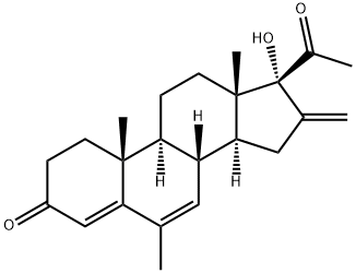 美伦孕酮 结构式