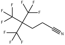 4,4,4-TRIS(TRIFLUOROMETHYL)BUTANENITRILE 结构式