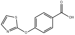 4-(1,3-THIAZOL-2-YLOXY)BENZOIC ACID 结构式