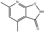 Isoxazolo[5,4-b]pyridin-3(2H)-one, 4,6-dimethyl- (9CI) 结构式