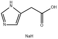 咪唑-4-乙酸钠 结构式