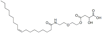 [(Z)-2-[2-[(1-oxo-9-octadecenyl)amino]ethoxy]ethyl] hydrogen maleate 结构式
