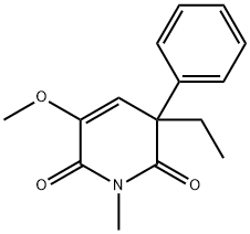 3-Ethyl-5-methoxy-1-methyl-3-phenyl-2,6(1H,3H)-pyridinedione 结构式