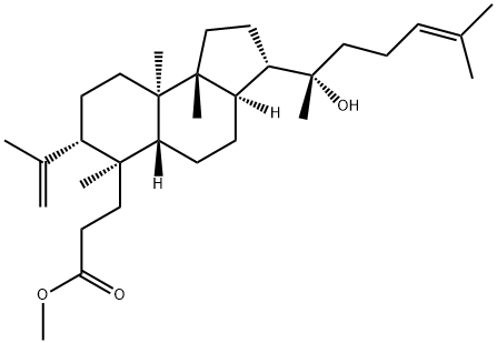 20-Hydroxy-3,4-secodammara-4(28),25-dien-3-oic acid methyl ester 结构式