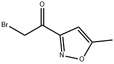 2-溴-1-(5-甲基-3-异噁唑基)-乙酮 结构式