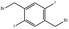 1,4-双(溴甲基)-2,5-二碘苯 结构式