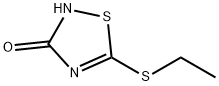5-乙基硫代-3-羟基-1,2,4-噻二唑 结构式