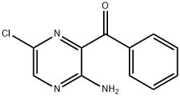 (3-AMINO-6-CHLOROPYRAZIN-2-YL)(PHENYL)METHANONE 结构式