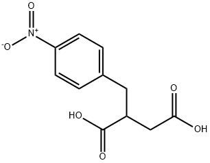 [(4-nitrophenyl)methyl]succinic acid 结构式