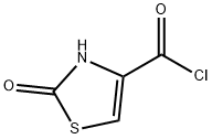 4-Thiazolecarbonyl chloride, 2,3-dihydro-2-oxo- (9CI) 结构式