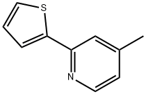 4-methyl-2-thiophen-2-yl-pyridine 结构式