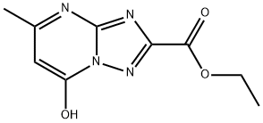 (1,2,4)Triazolo(1,5-a)pyrimidine-2-carboxylic acid, 7-hydroxy-5-methyl -, ethyl ester 结构式