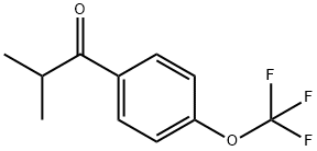 对三氟甲氧基苯基异丁酮 结构式