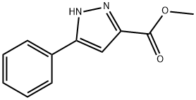 5 - 苯基- 1H-吡唑-3 - 羧酸甲酯 结构式