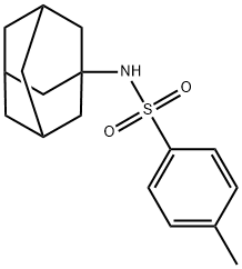 N-(1-Adamantyl)-4-methylbenzenesulfonamide 结构式