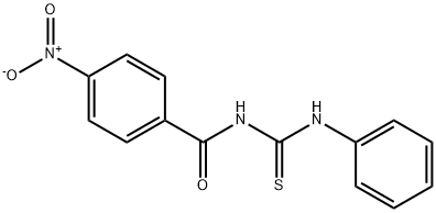 1-(4-硝基苯酰基)-3-苯基硫脲 结构式