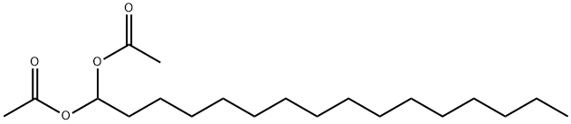 1-(Acetyloxy)hexadecyl acetate 结构式