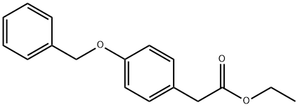 4-(苄氧基)苯乙酸乙酯 结构式