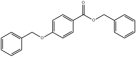 4-(苯基甲氧基)苯甲酸苯基甲基酯 结构式