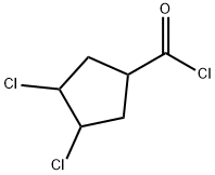 Cyclopentanecarbonyl chloride, 3,4-dichloro- (9CI) 结构式