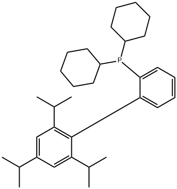 2-二环己基膦-2',4',6'-三异丙基联苯 结构式