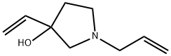 3-Pyrrolidinol, 3-ethenyl-1-(2-propenyl)- (9CI) 结构式