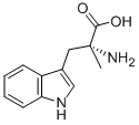 Α-甲基-D-色氨酸 结构式