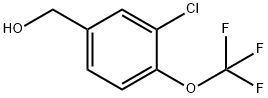 3-氯-4-三氟甲氧基苄醇 结构式