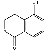 5-羟基-3,4-二氢-2H-异喹啉-1-酮 结构式